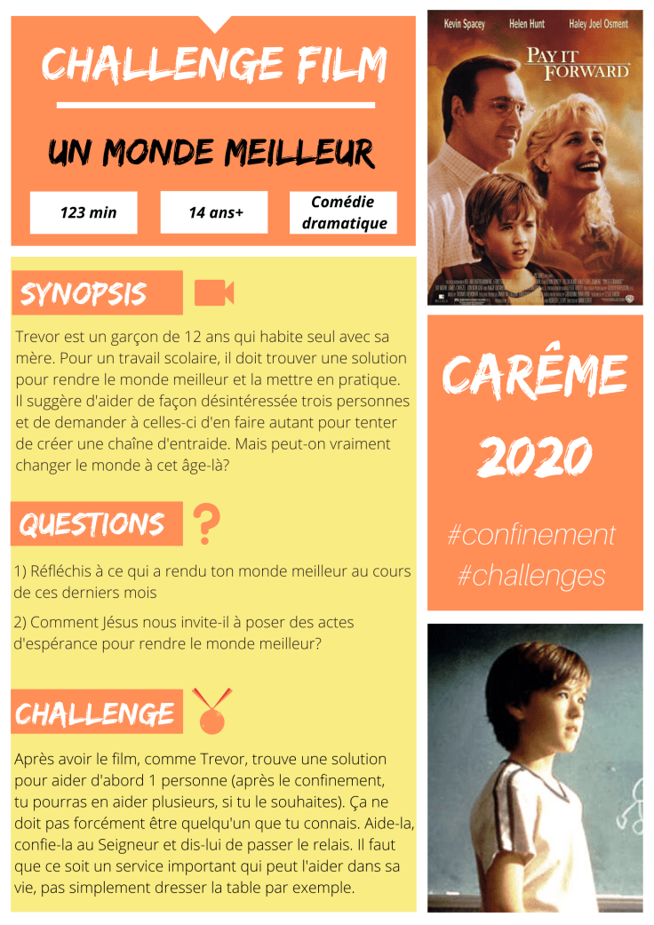 Fiche un monde meilleur